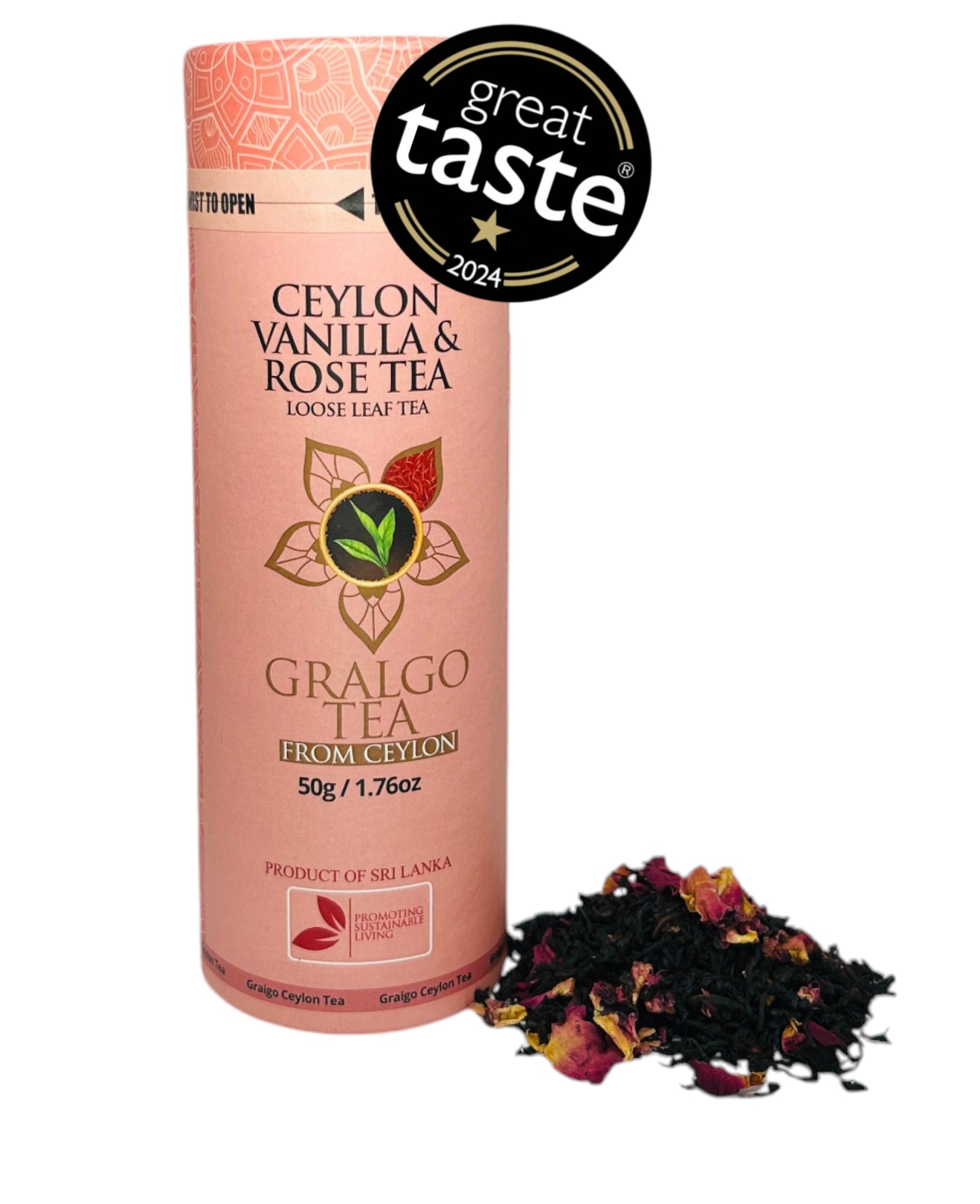 Ceylon Vanilla & Rose Tea