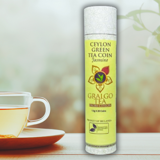 Jasmine Ceylon Green Tea Coin